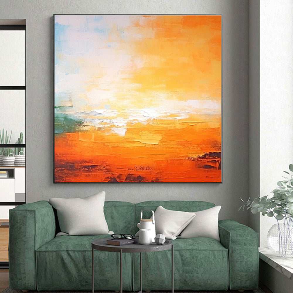 sunset orange yellow abstract design 5